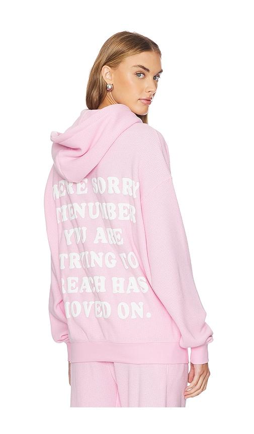 Boys Lie 1-800 Revamped Racer Hoodie in Pink by BOYS LIE