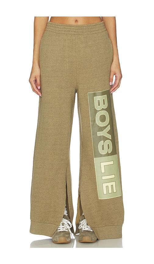 Boys Lie Better Half Garden Mm Pant in Green by BOYS LIE