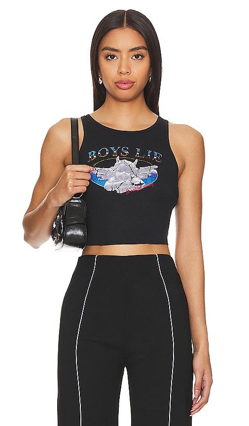 Boys Lie Here Lies Tank in Black by BOYS LIE