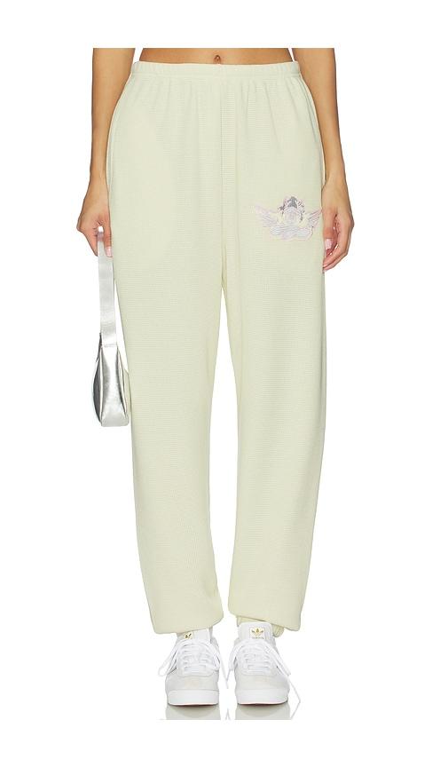 Boys Lie Pastel Me Kimmy Sweatpants in Yellow by BOYS LIE