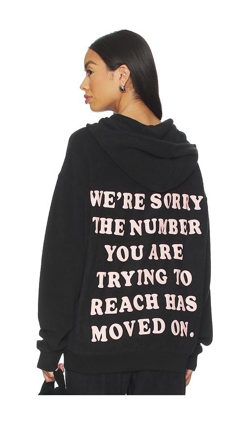 Boys Lie Racer Hoodie in Black by BOYS LIE