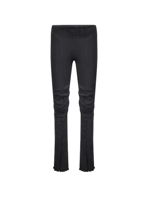 scalloped-hem leggings by BOYSLOFT