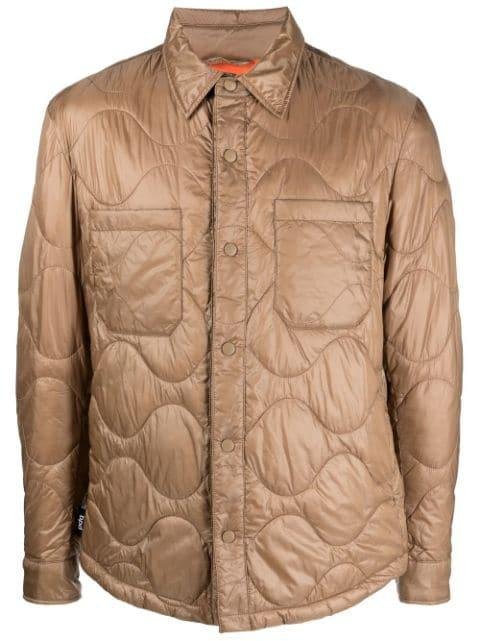 quilted-finish padded jacket by BPD