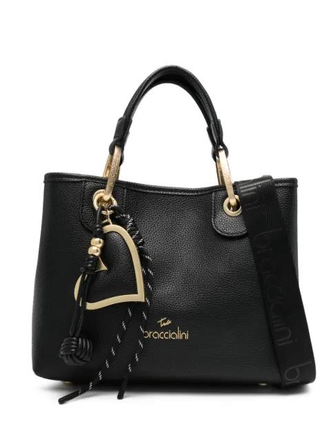 Beth heart-charm tote bag by BRACCIALINI