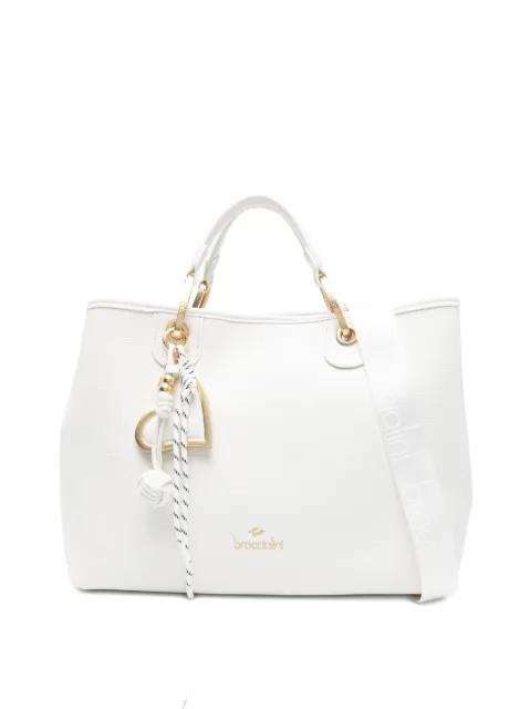 Beth heart-charm tote bag by BRACCIALINI