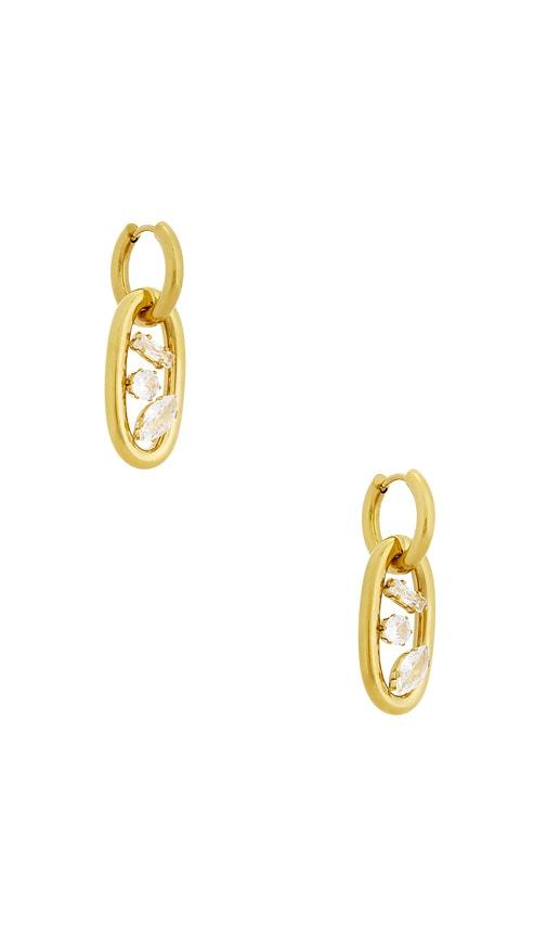 BRACHA Ariella Earrings in Metallic Gold by BRACHA
