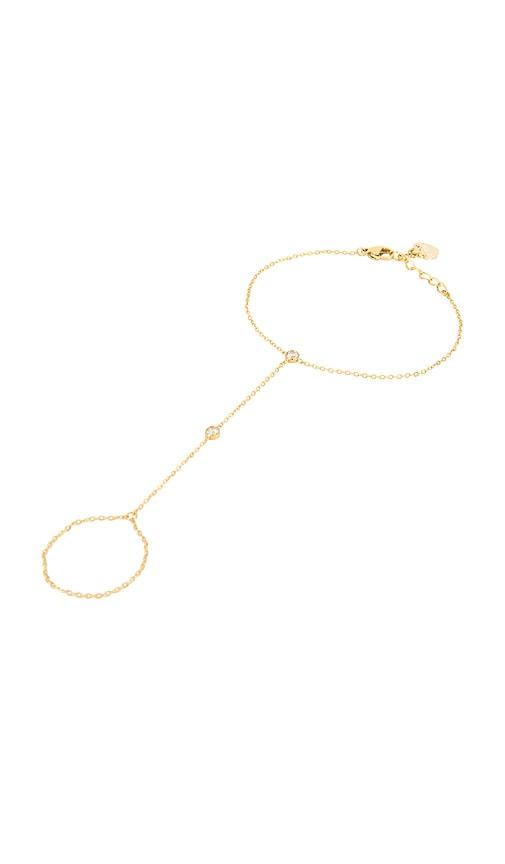 BRACHA Mila Hand Chain in Metallic Gold by BRACHA