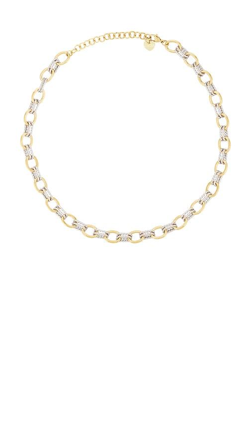 BRACHA Mini Roxy Necklace in Unique Color & Two Tone in Metallic Gold by BRACHA