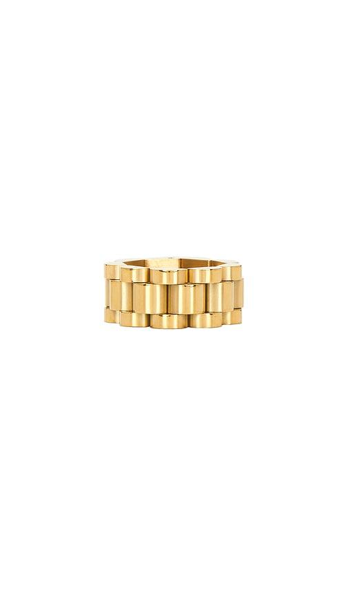 BRACHA Rolly Ring in Metallic Gold by BRACHA