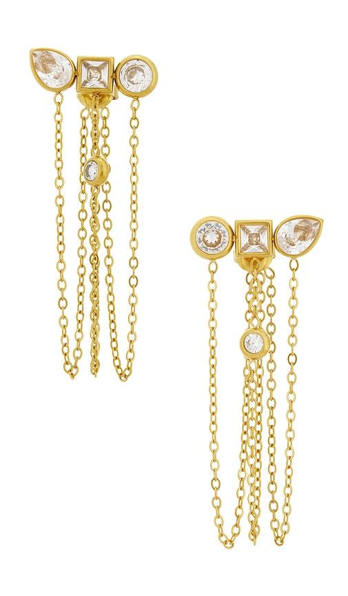 BRACHA Tate Earrings in Metallic Gold by BRACHA