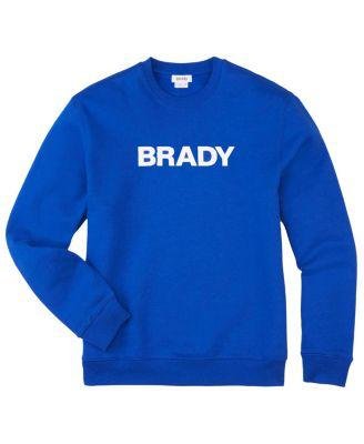 Men's Brady Blue Wordmark Pullover Sweatshirt by BRADY