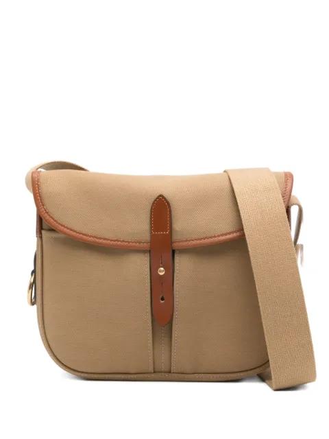 Stour leather-trimmed satchel by BRADY
