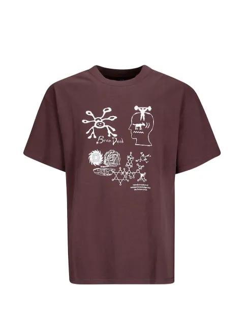 Ancient Knowledge printed T-shirt by BRAIN DEAD