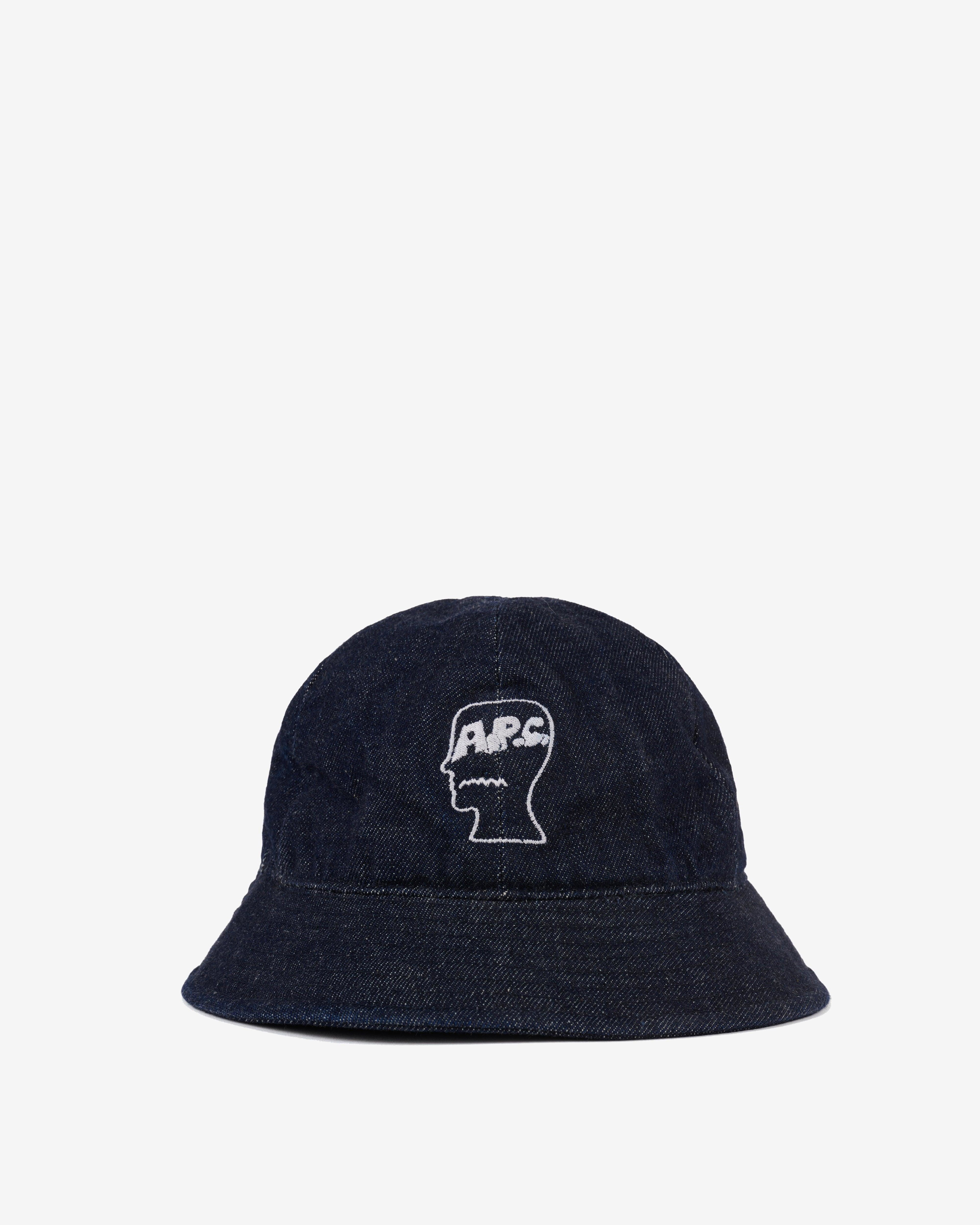 Brain Dead - A.P.C. Men's Denim Bucket Hat - (Indigo) by BRAIN DEAD
