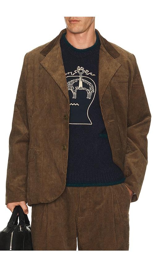 Brain Dead Brooks Brothers California Suit Jacket in Brown by BRAIN DEAD