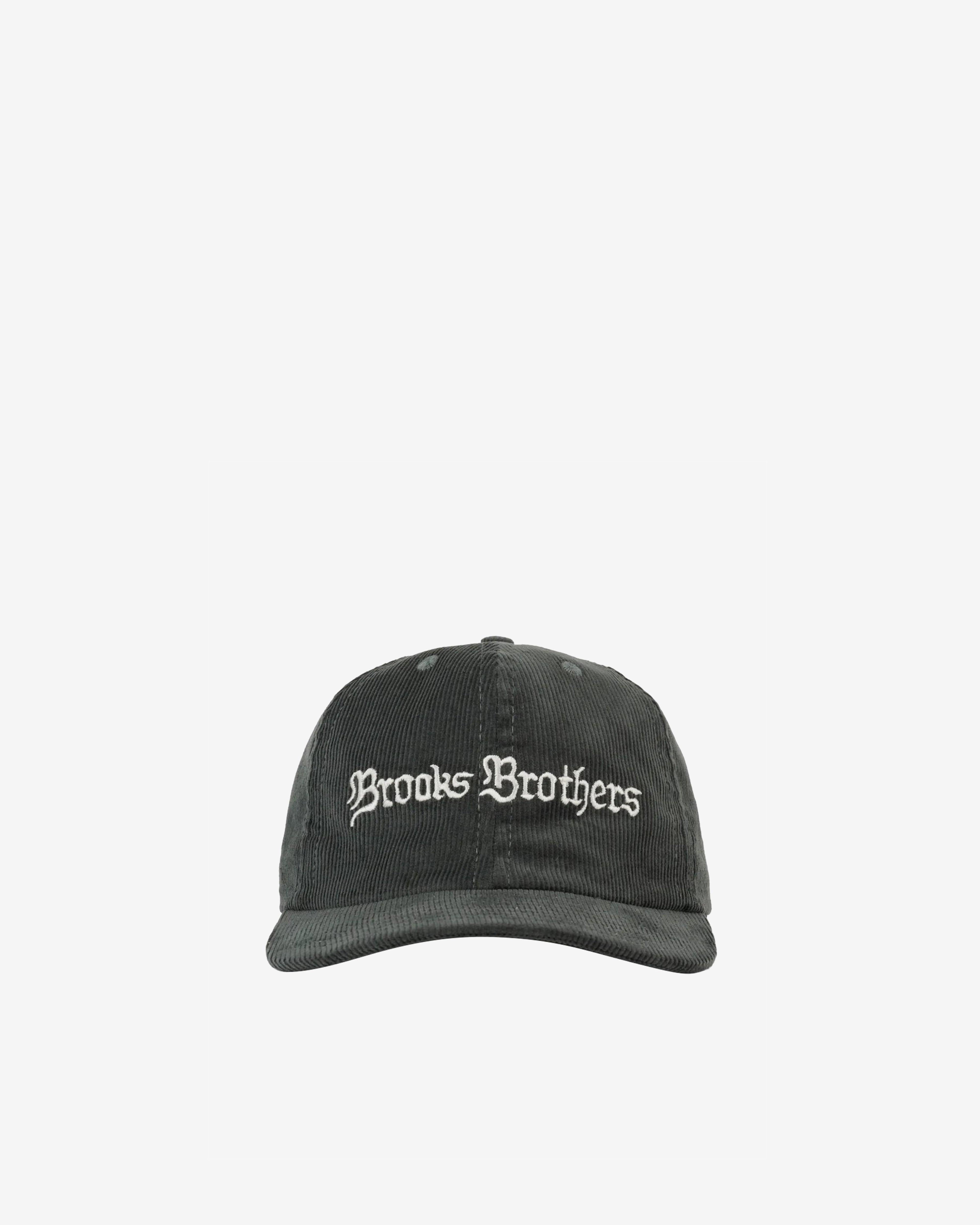 Brain Dead - Brooks Brothers Men's California 6 Panel Corduroy Hat - (Forest Green) by BRAIN DEAD
