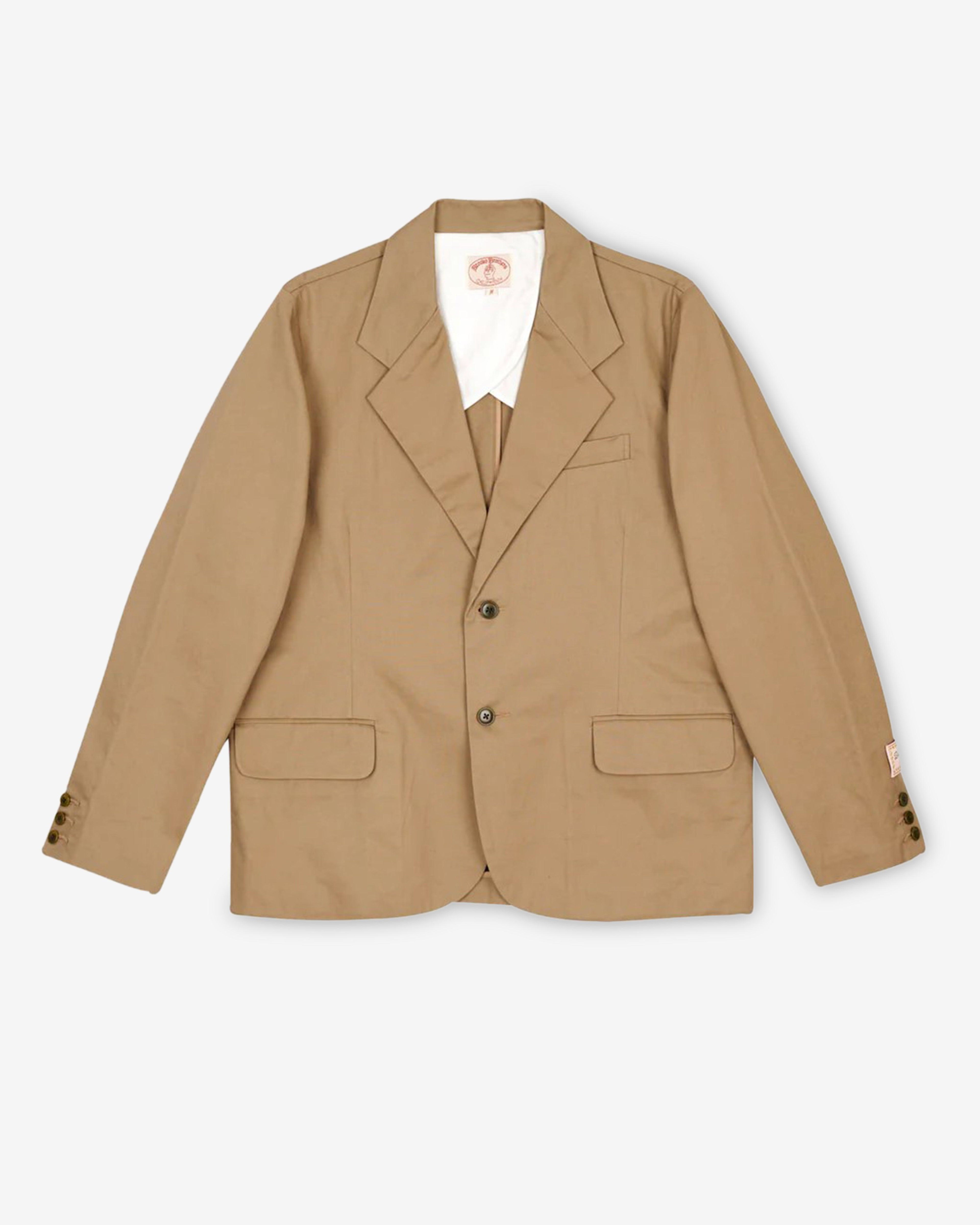 Brain Dead - Brooks Brothers Men's California Chino Blazer - (Desert) by BRAIN DEAD