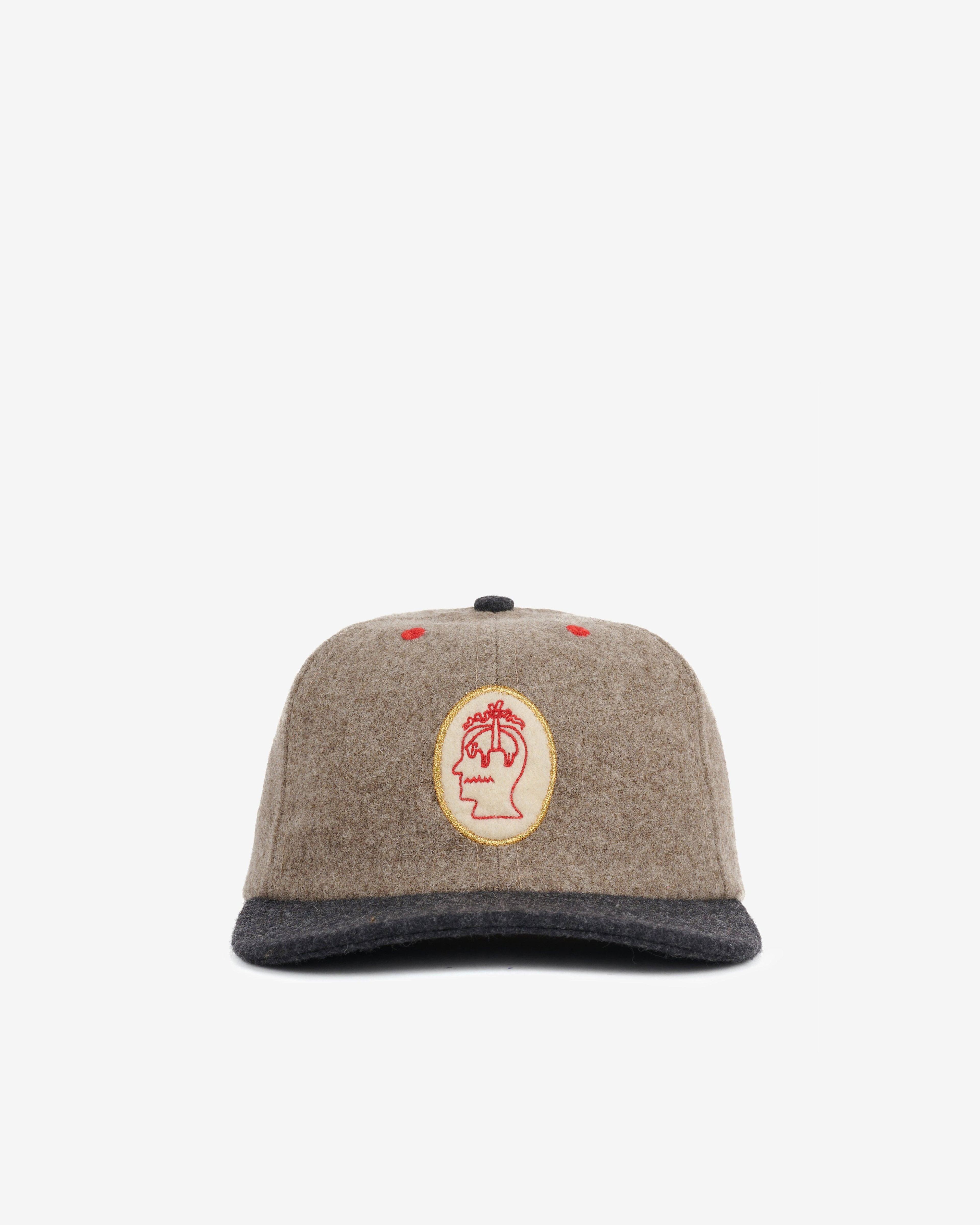 Brain Dead - Brooks Brothers Men's California Wool Flannel Hat - (Taupe Grey) by BRAIN DEAD