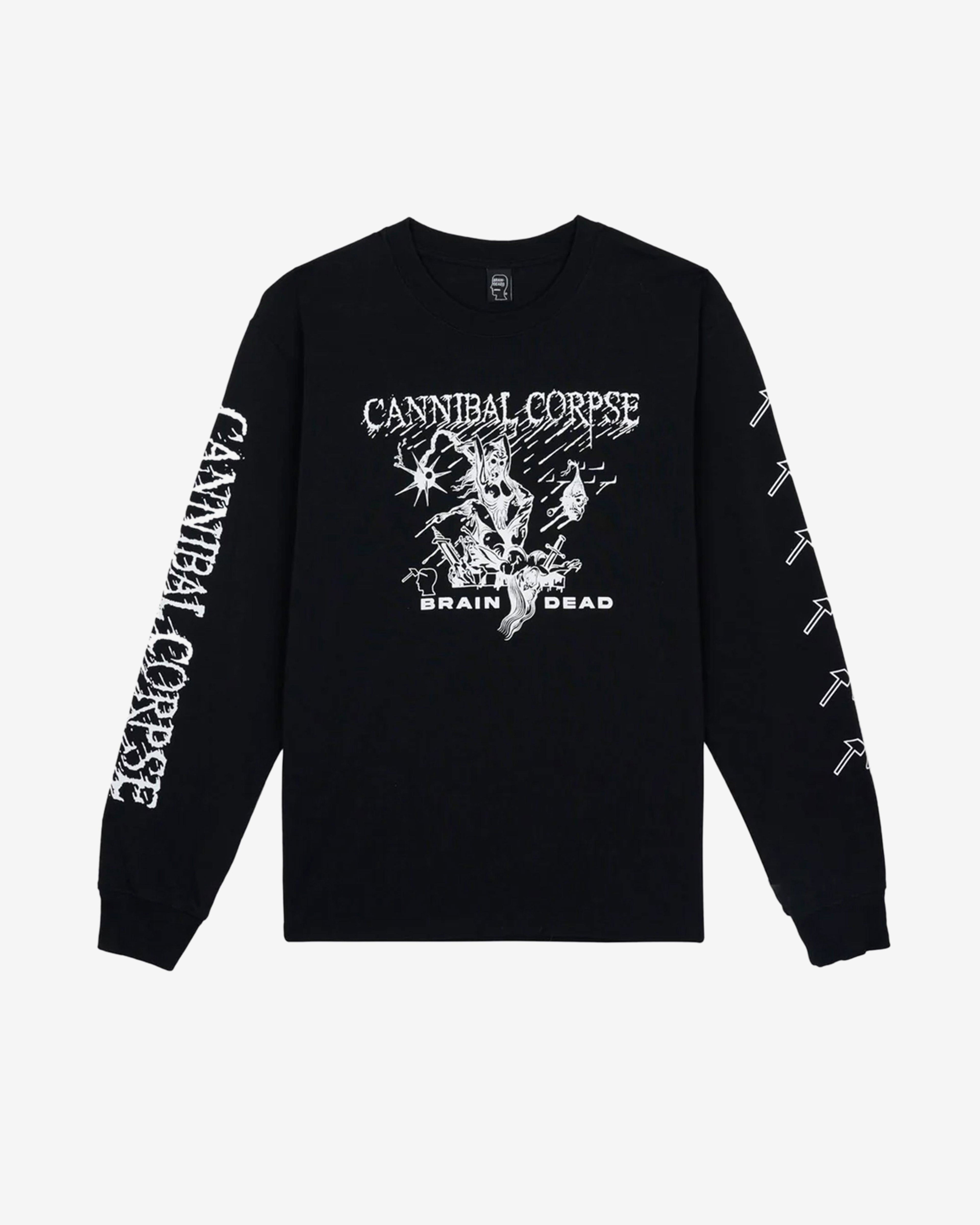 Brain Dead - Cannibal Corpse Men's Mutilation Long Sleeve - (Black) by BRAIN DEAD