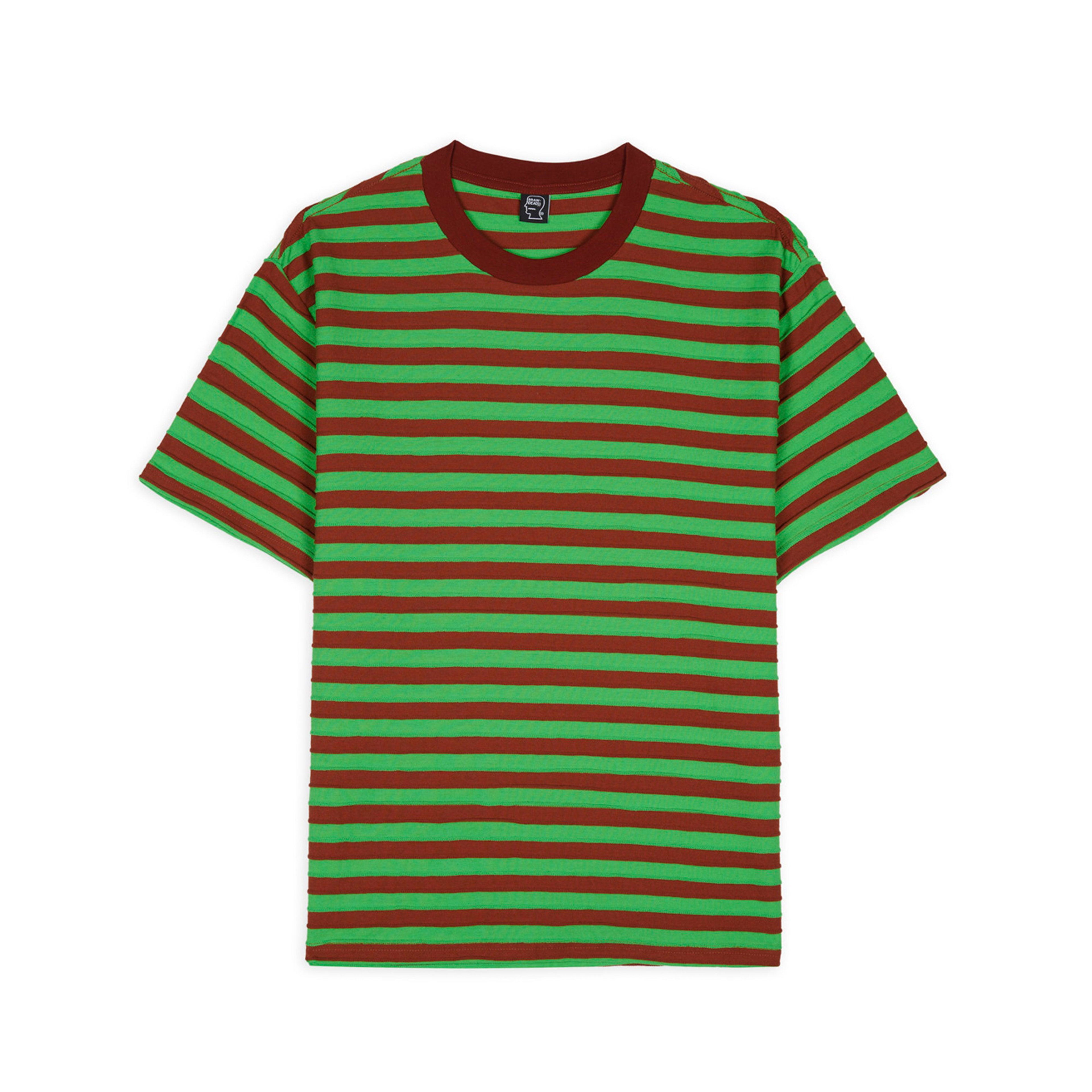 Brain Dead - Denny Blaine Striped T-Shirt - (Apple) by BRAIN DEAD