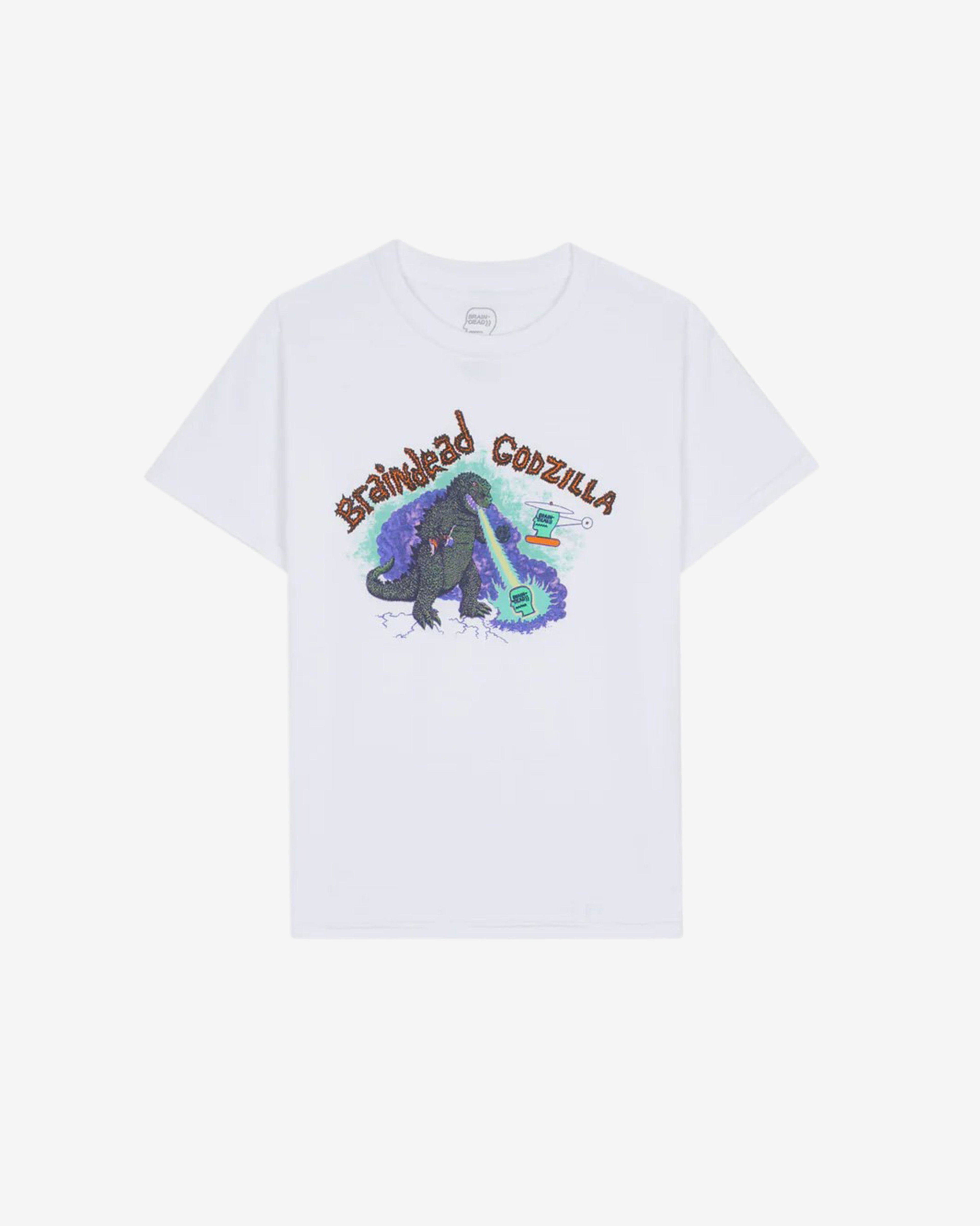 Brain Dead - Godzilla Kids Maquette T-Shirt - (White) by BRAIN DEAD