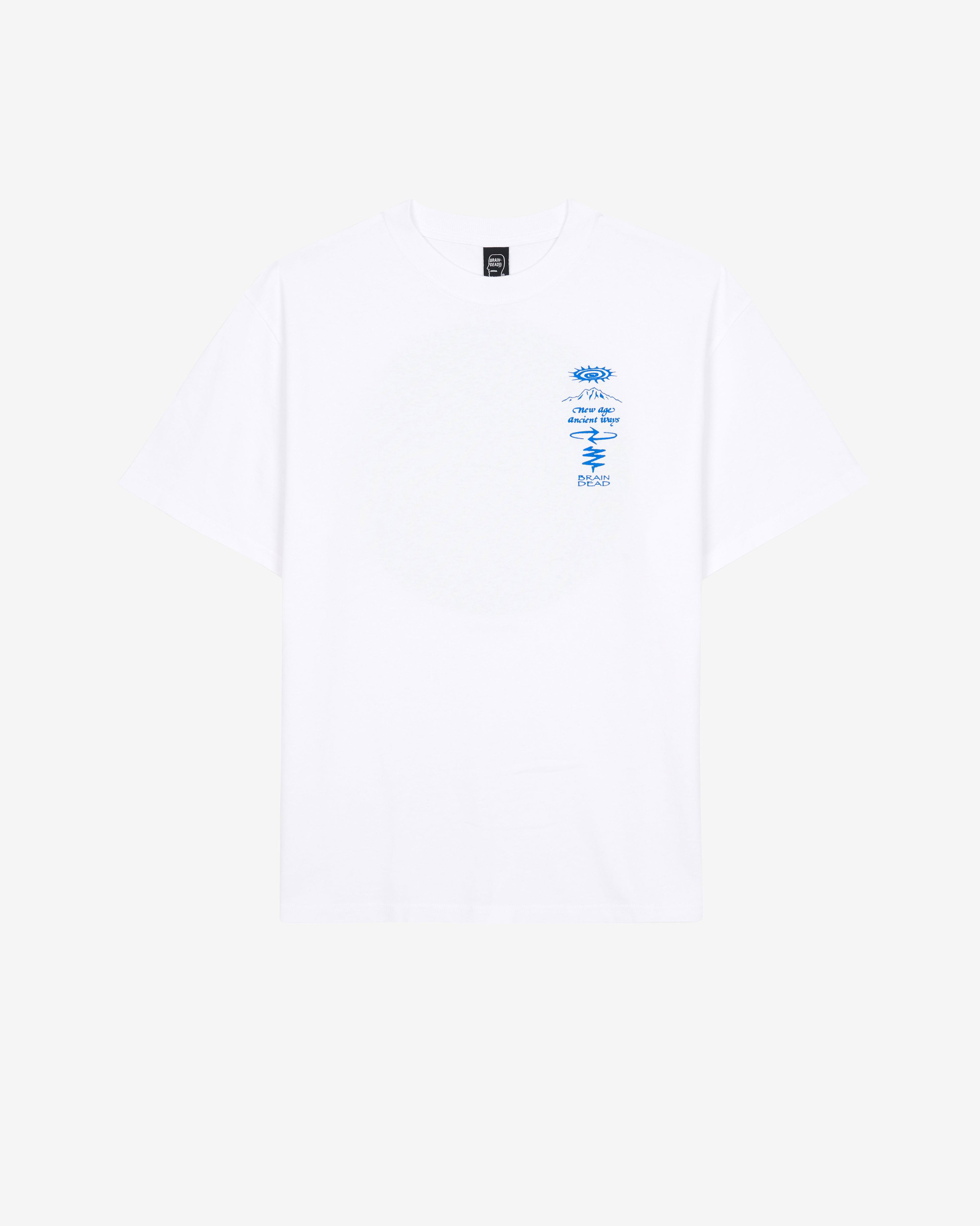 Brain Dead - Men's Ancient Ways T-Shirt - (White) by BRAIN DEAD
