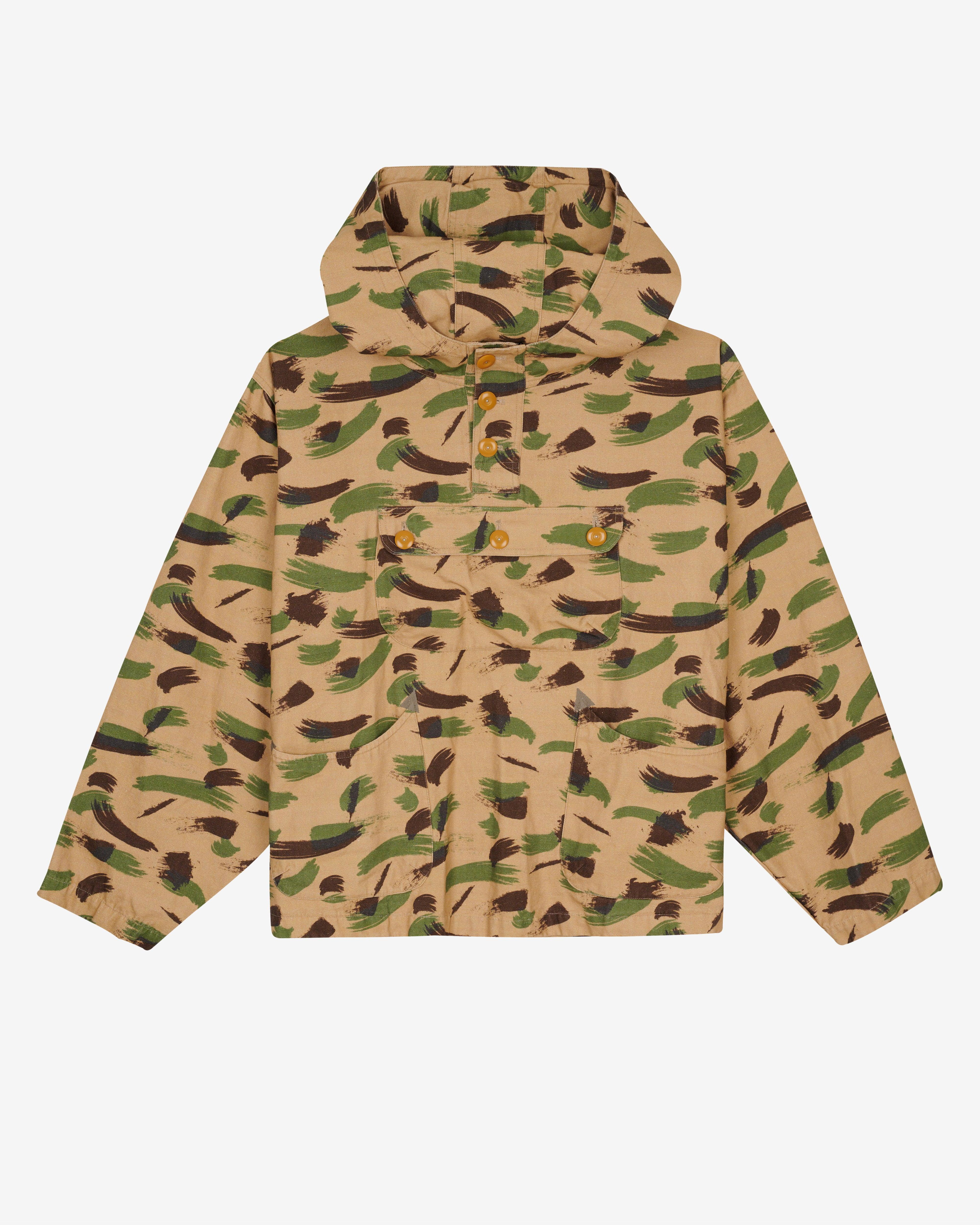 Brain Dead - Men's Brushstroke Smock - (Camo) by BRAIN DEAD