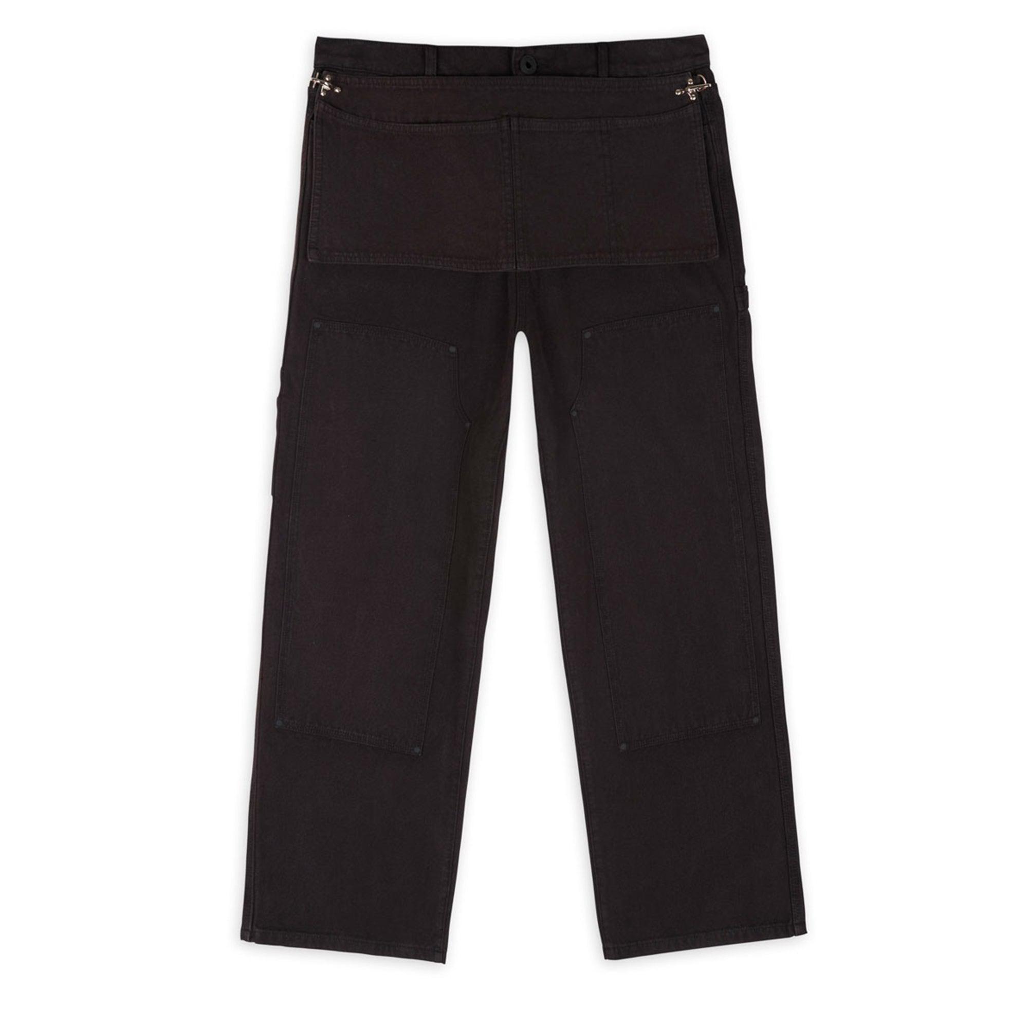 Brain Dead - Men’s Canvas Gardening Pant - (Washed Black) by BRAIN DEAD