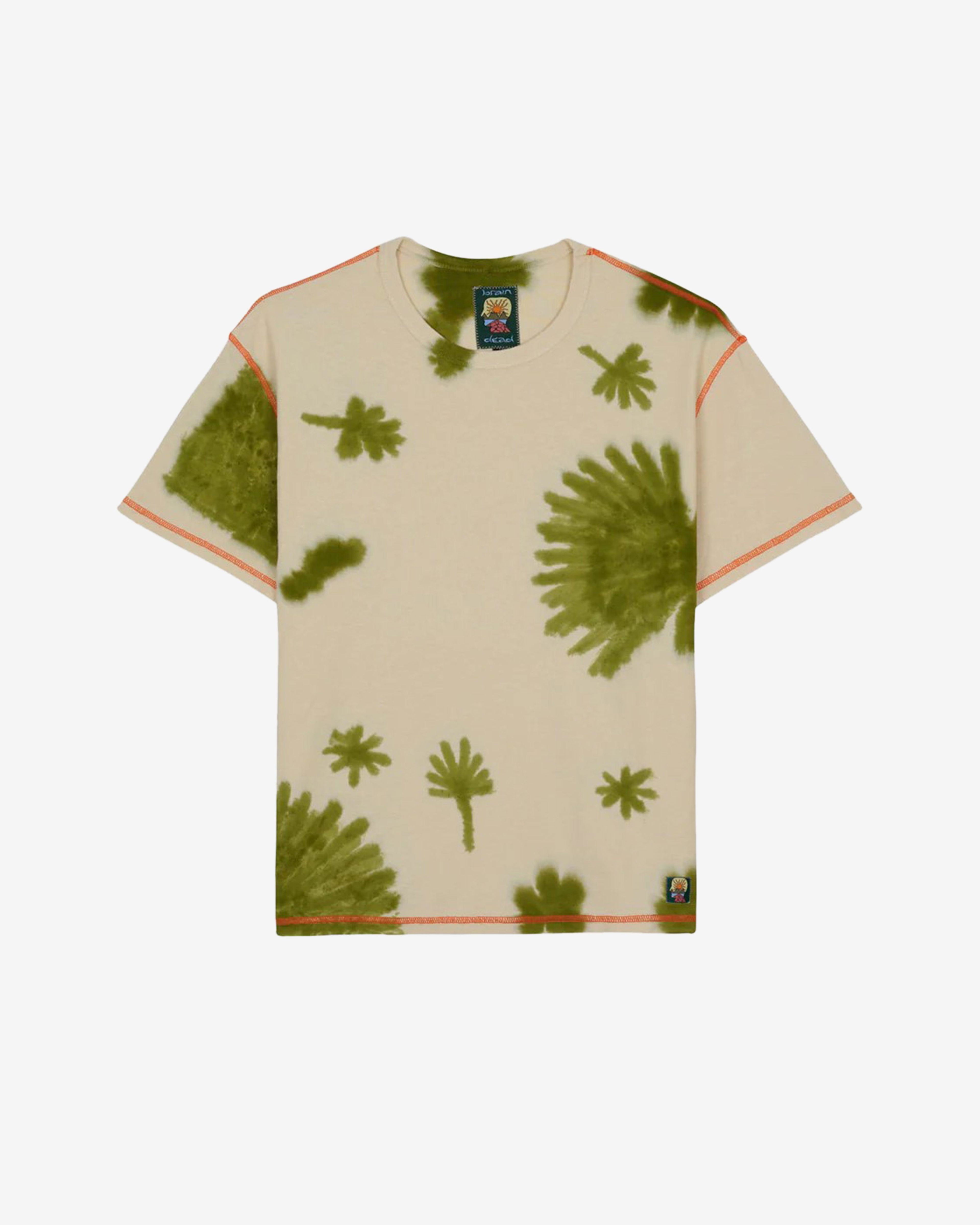 Brain Dead - Men's Dyed Hemp T-Shirt - (Natural) by BRAIN DEAD