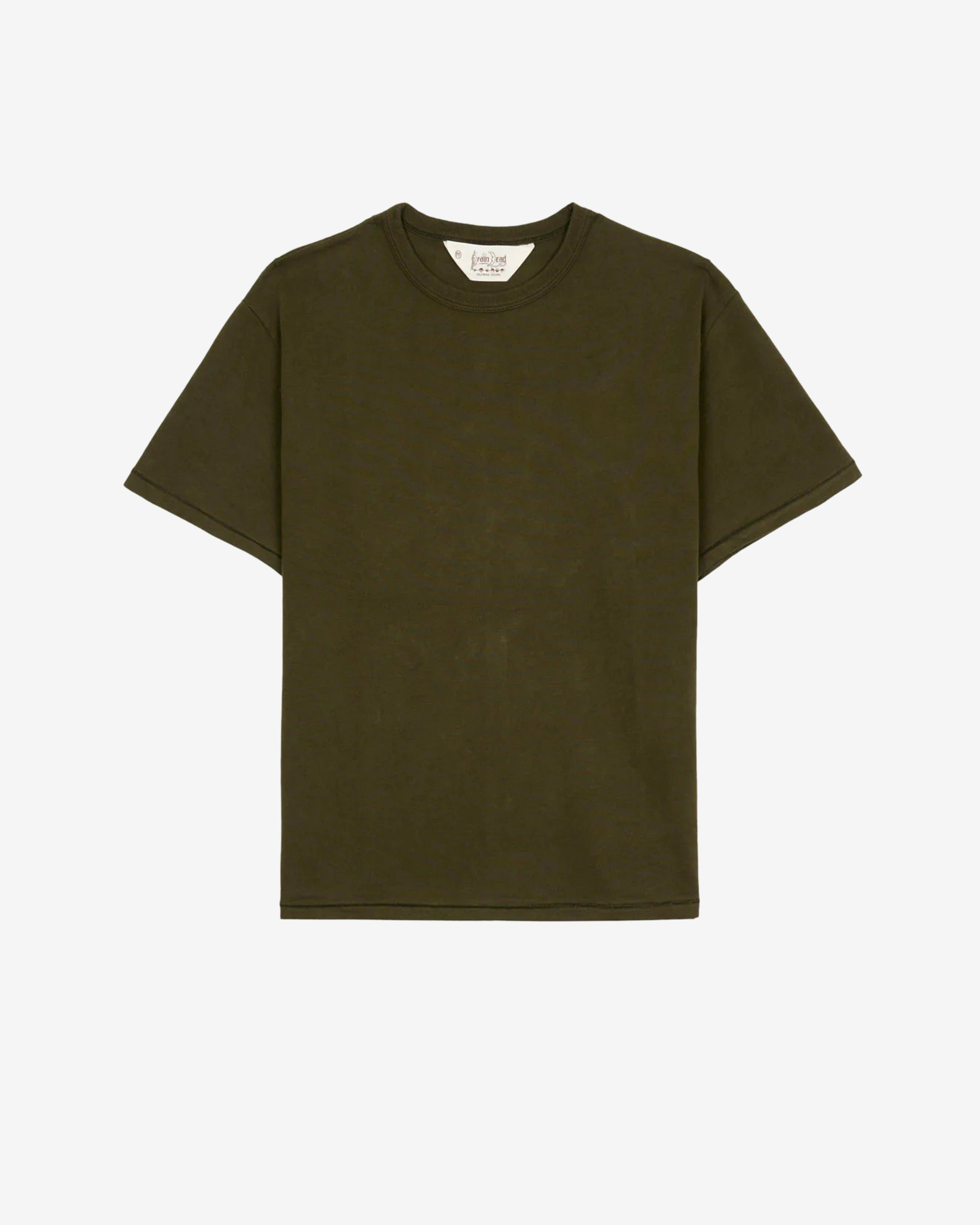Brain Dead - Men's Easy T-Shirt - (Military) by BRAIN DEAD