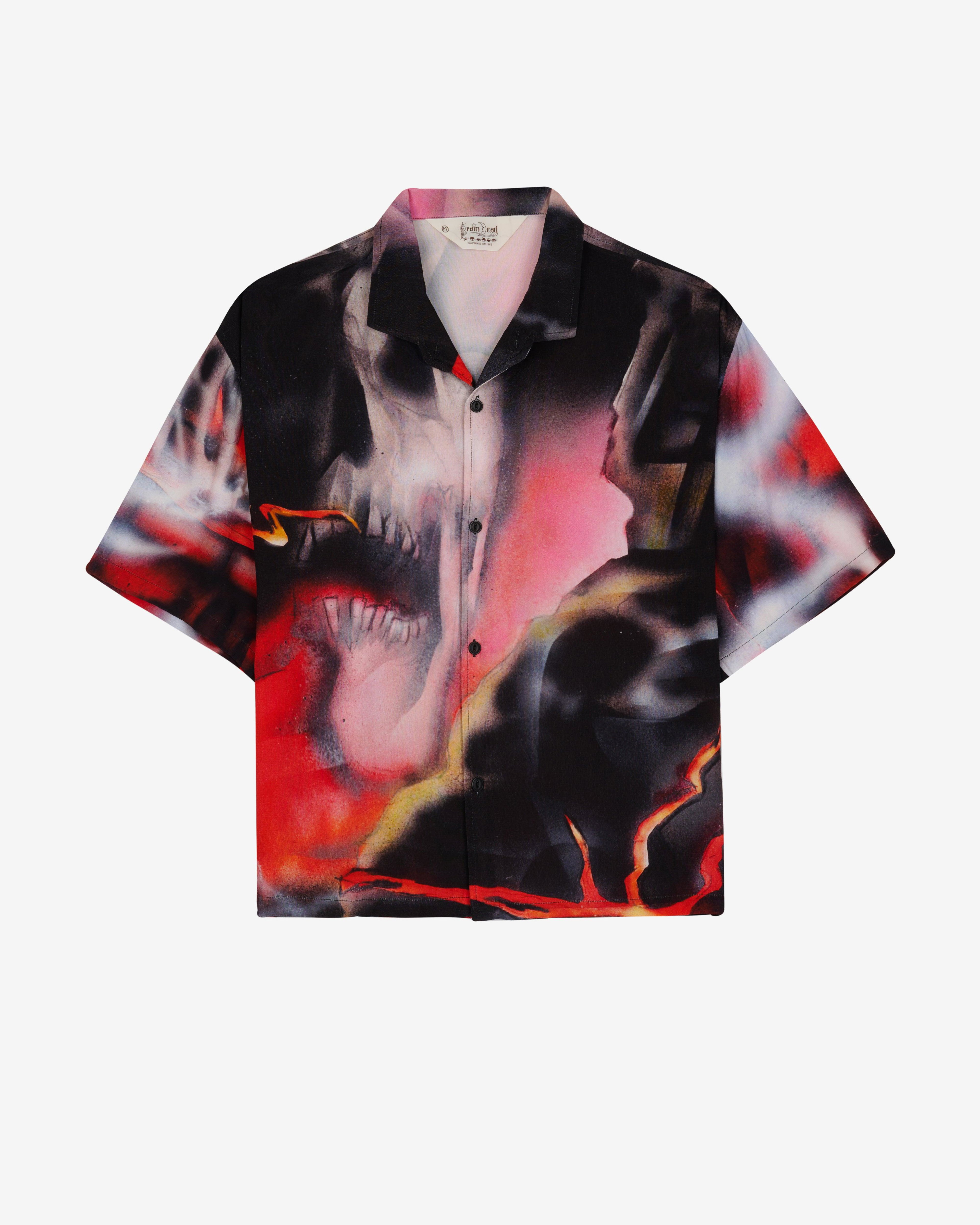 Brain Dead - Men's Magic: The Gathering Miren, The Moaning Well Button Up - (Multi) by BRAIN DEAD