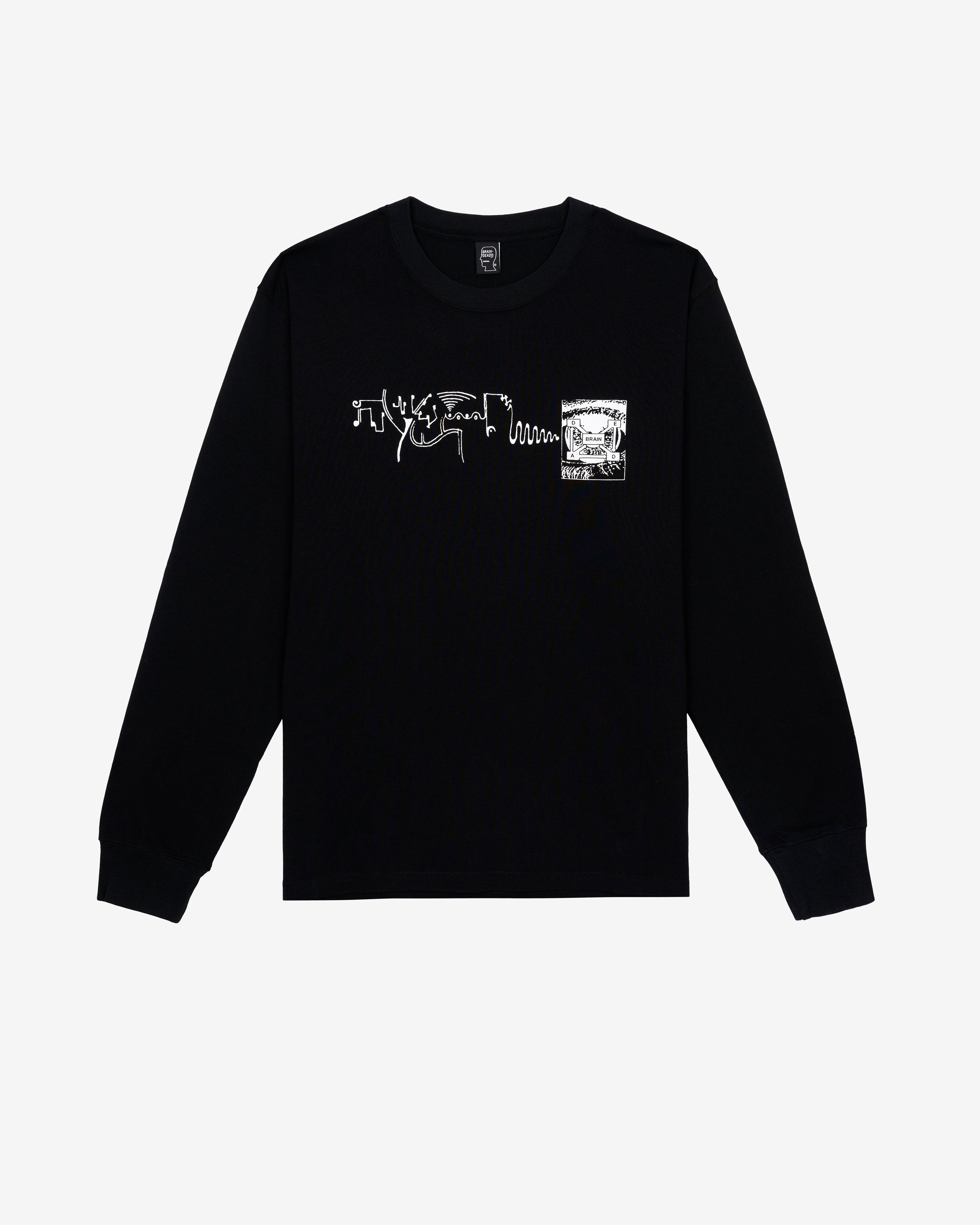 Brain Dead - Men's Multi Vision Long Sleeve T-Shirt - (Black) by BRAIN DEAD