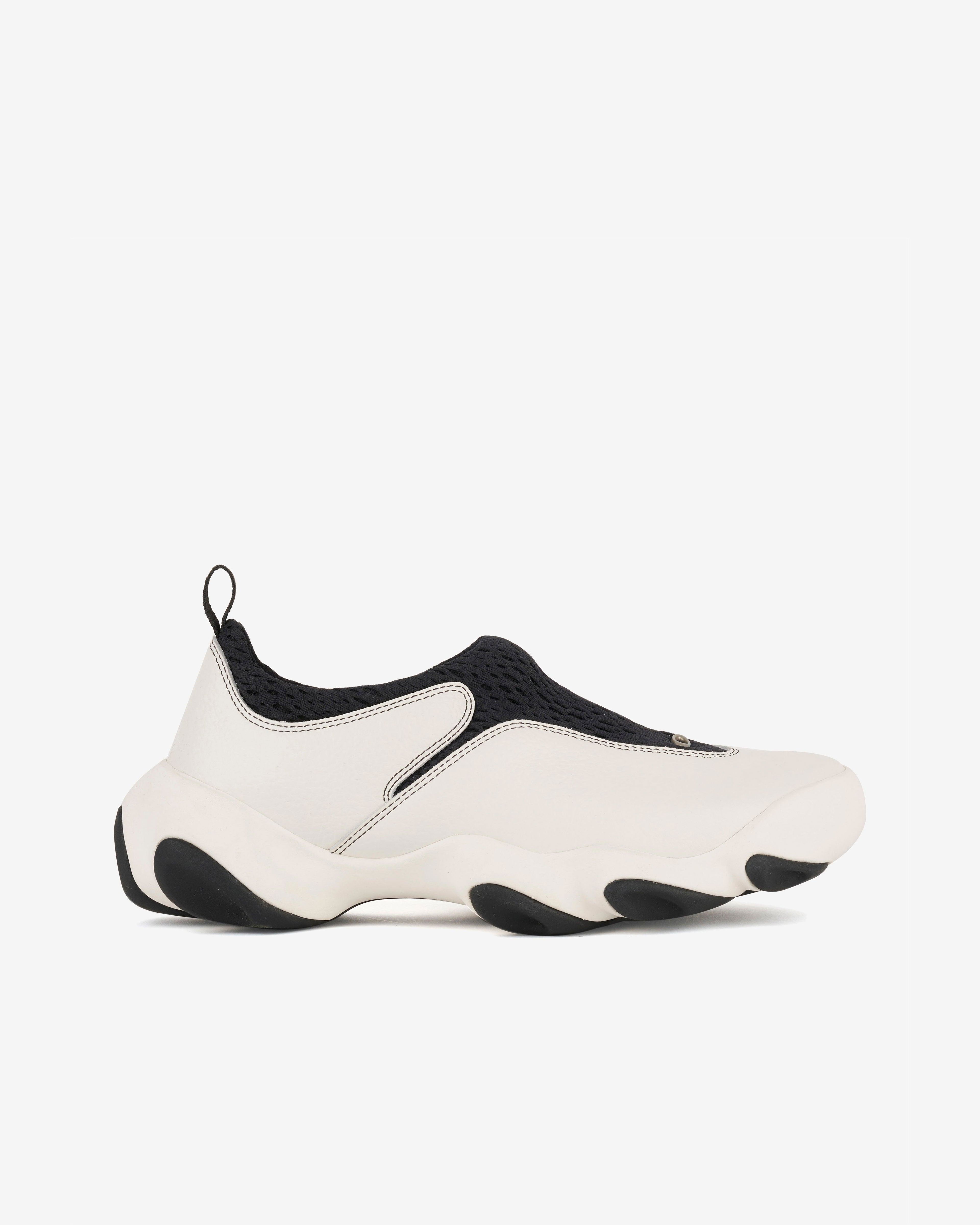 Brain Dead - Men's Oakley Factory Team Full Grain Leather Flesh Sneakers - (Lucent White) by BRAIN DEAD