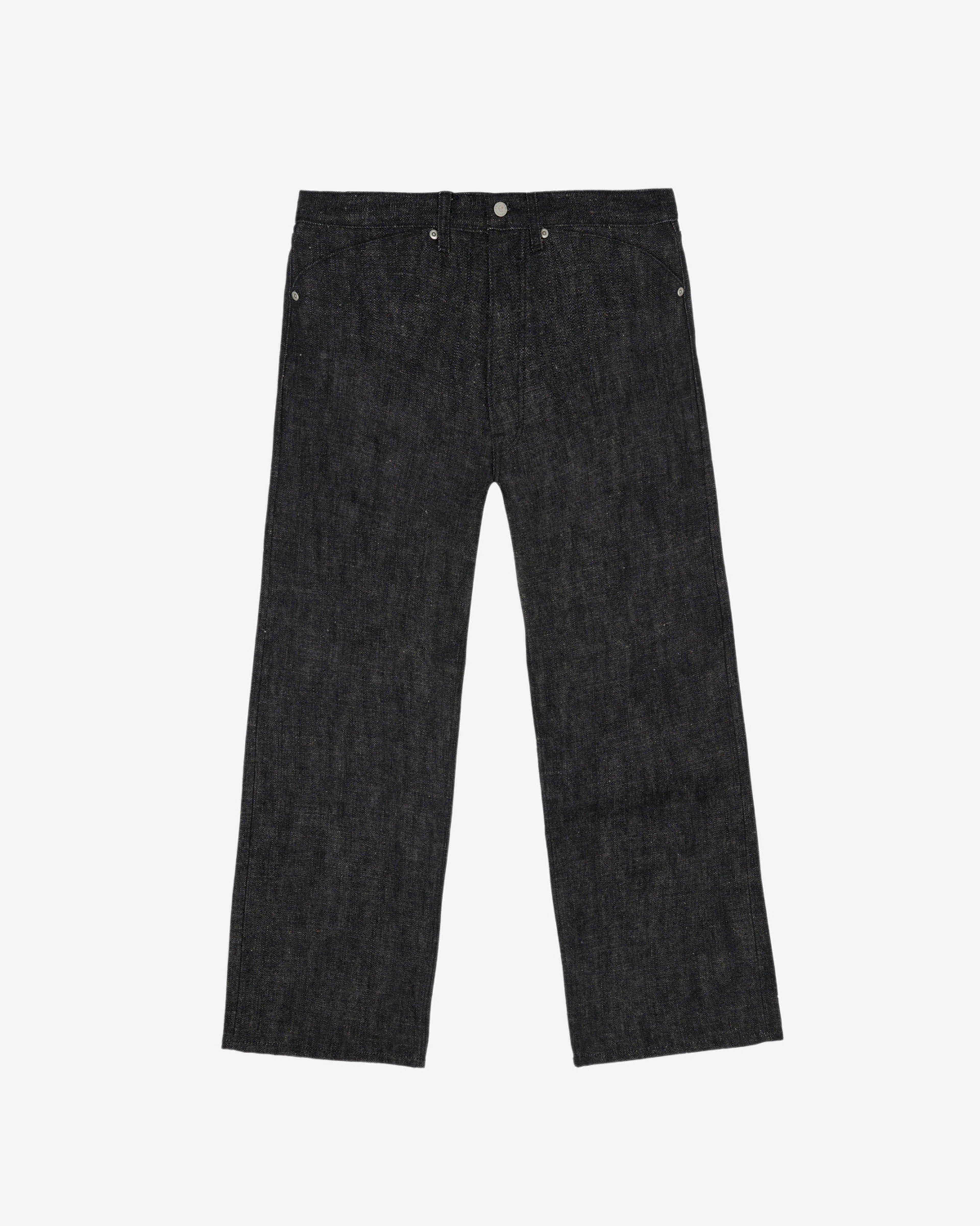 Brain Dead - Men's Type 00 15.5oz Selvedge Denim - (Black) by BRAIN DEAD