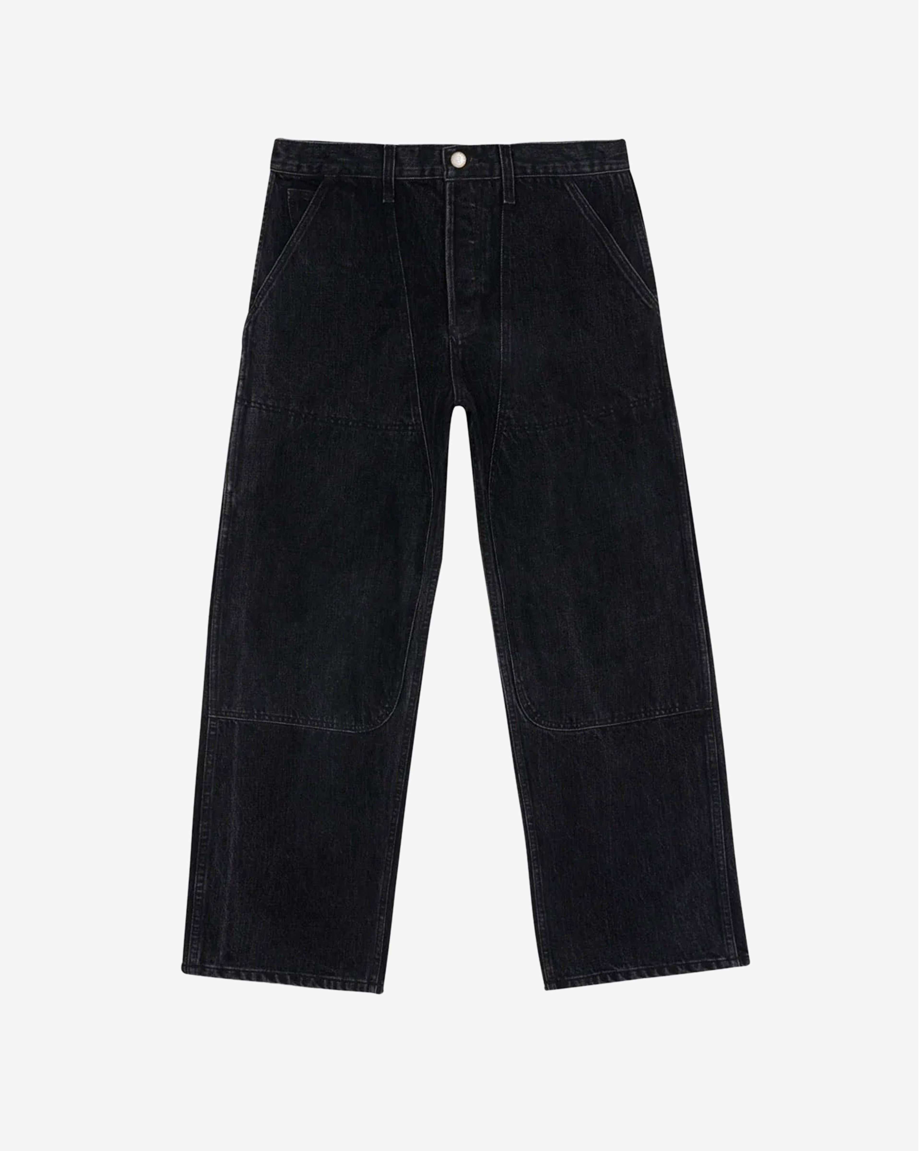 Brain Dead - Men's Type 02 14.5oz Denim Pant - (Washed Black) by BRAIN DEAD