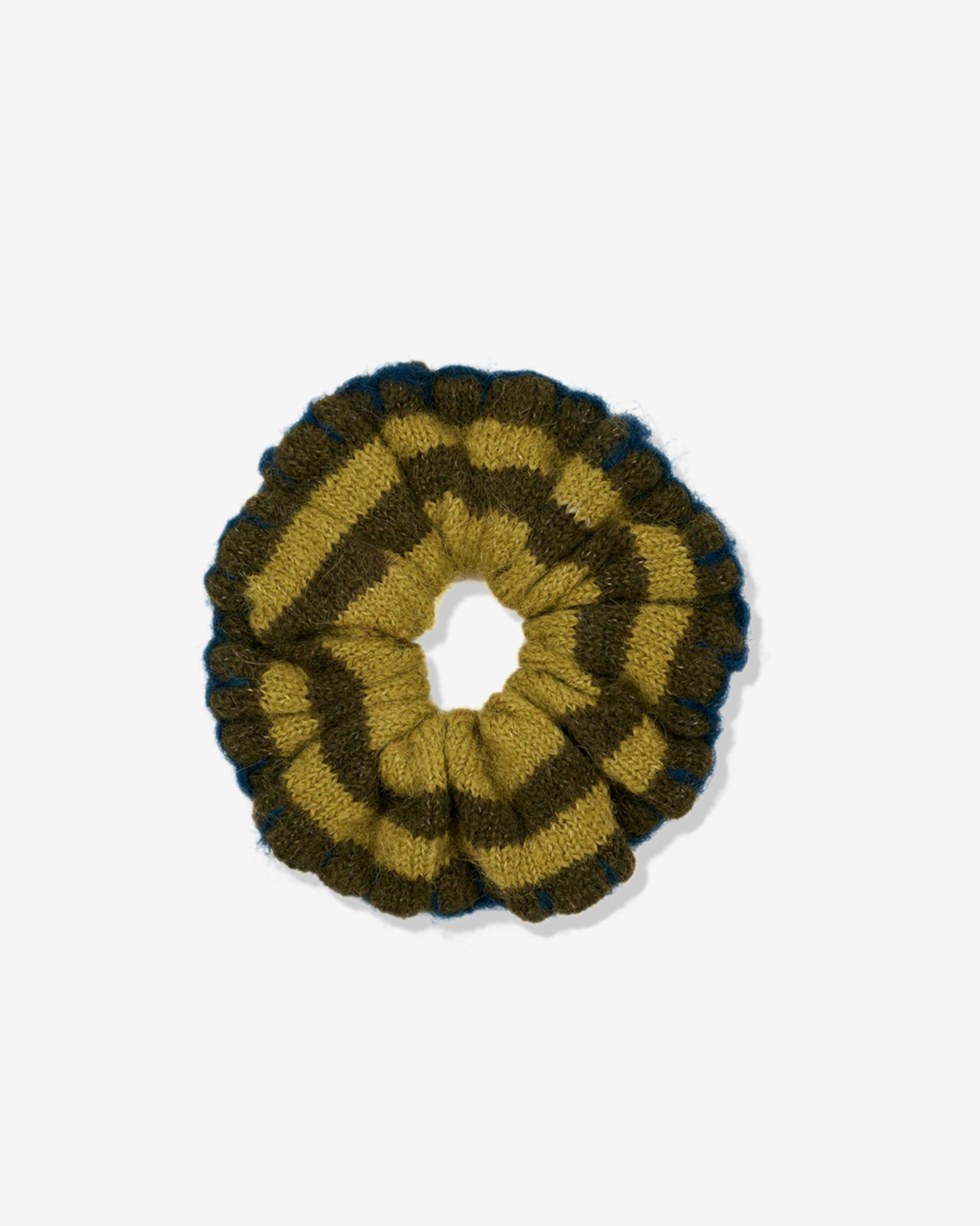 Brain Dead - Women's Lulu Stripe Scrunchie - (Green/Multi) by BRAIN DEAD