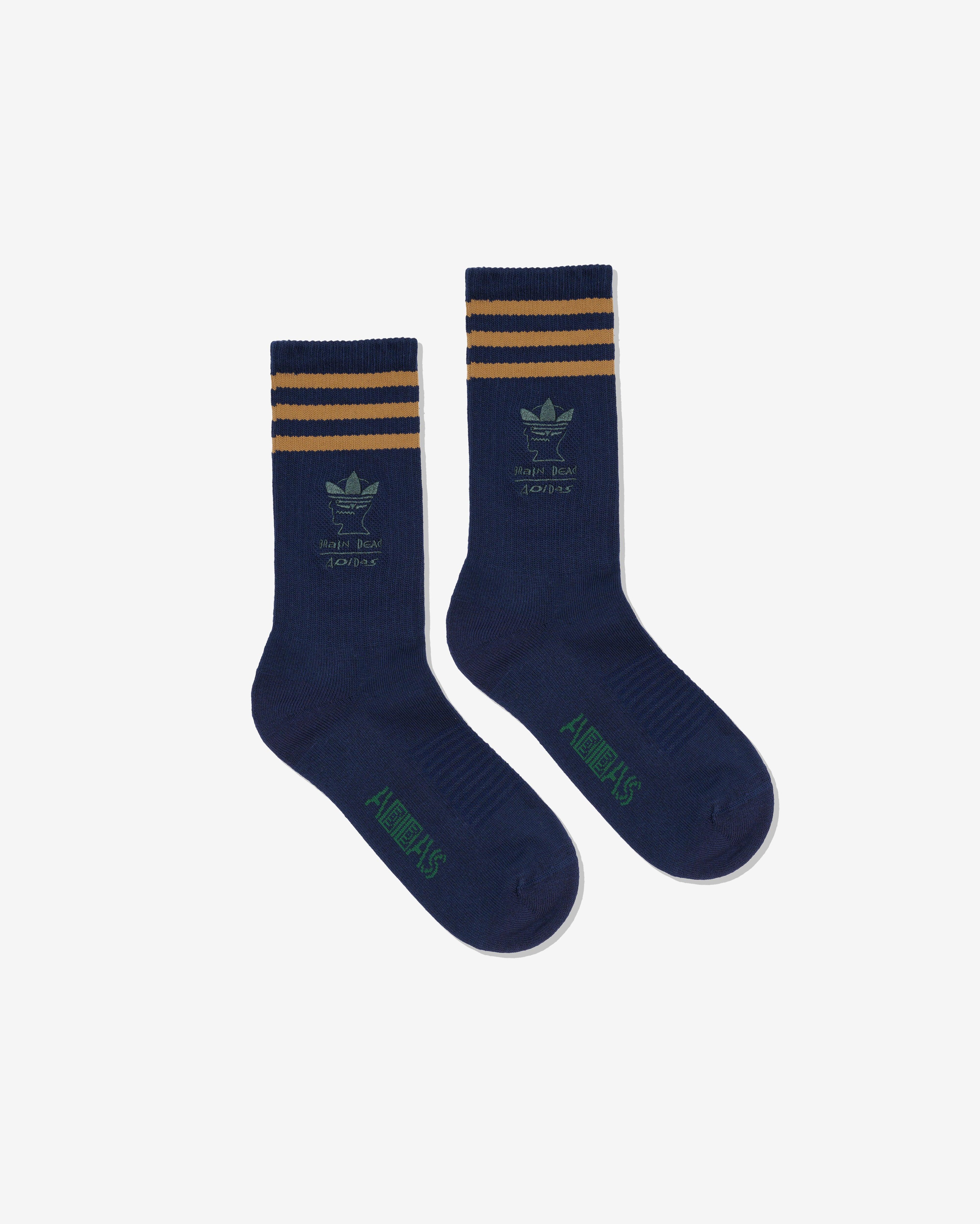Brain Dead x Adidas - Men's Socks - (Navy) by BRAIN DEAD