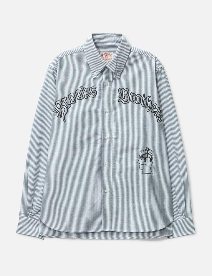 Brain Dead x Brooks Brothers California Embroideredtriped Oxford Button Uphirt by BRAIN DEAD Brain Dead x Brooks Brothers California Embroideredtriped Oxford Button Uphirt by BRAIN DEAD
