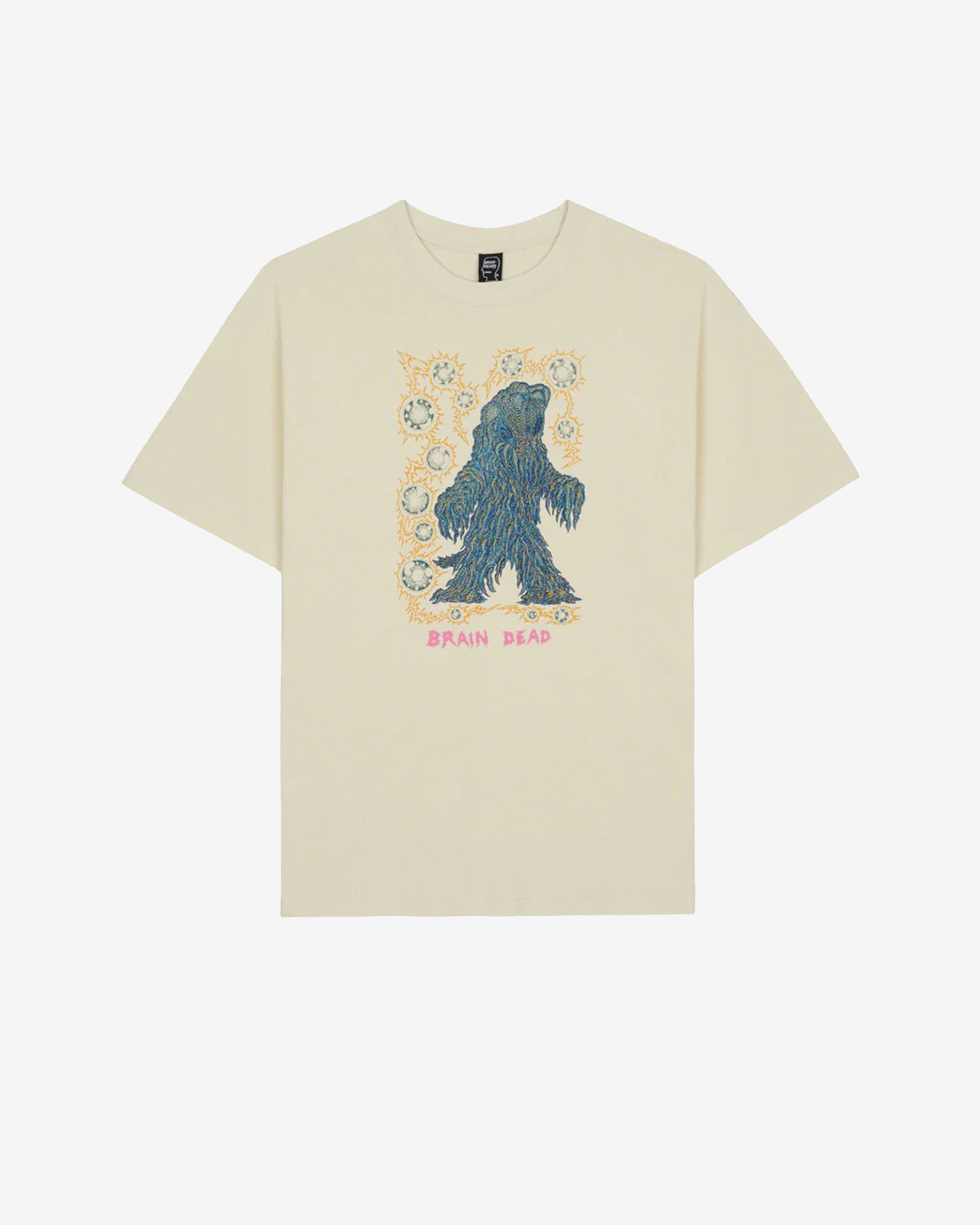 Brain Dead x Godzilla - Men's Hedorah T-Shirt - (Natural) by BRAIN DEAD