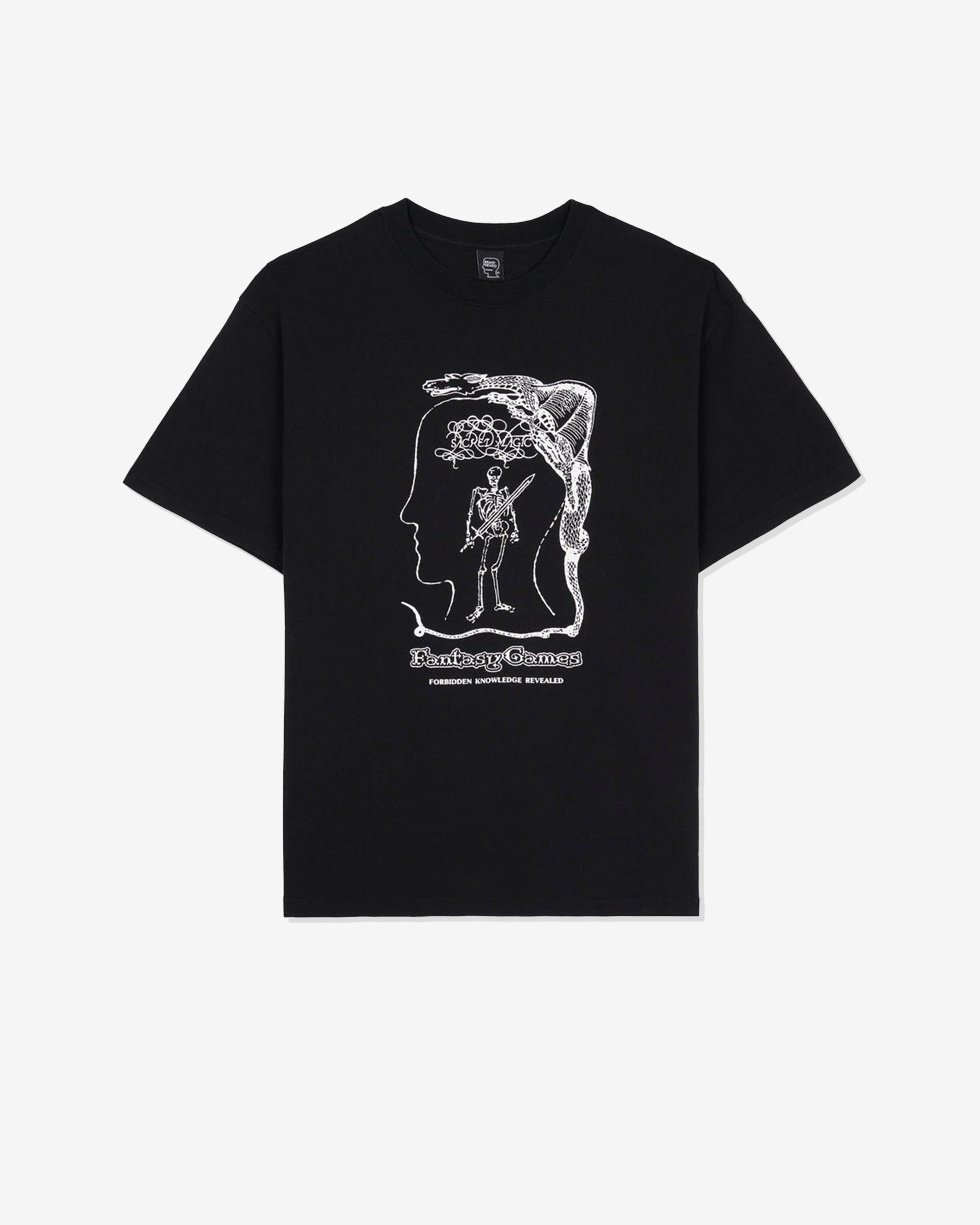 Brain Dead x Magic The Gathering - Men's Fantasy Games Sacred Magic T-Shirt - (Black) by BRAIN DEAD