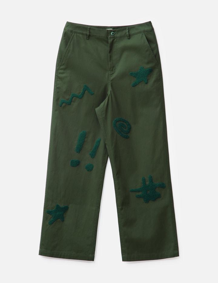 CHENILLE SYMBOLS FOUR POCKET PANT by BRAIN DEAD