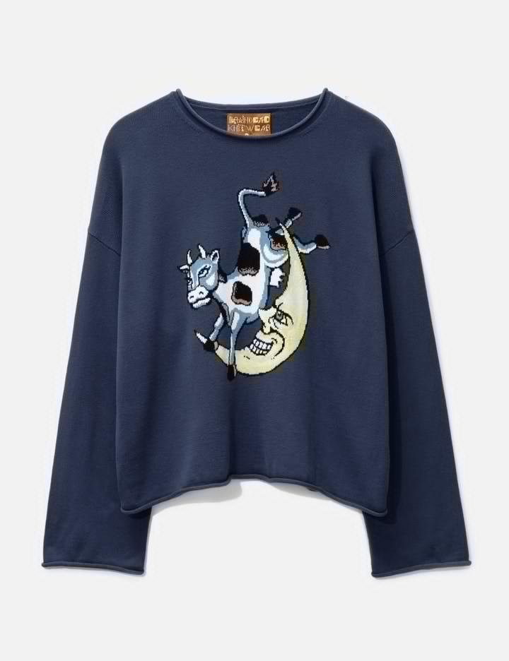 DIDDLE CROPPED SWEATER by BRAIN DEAD