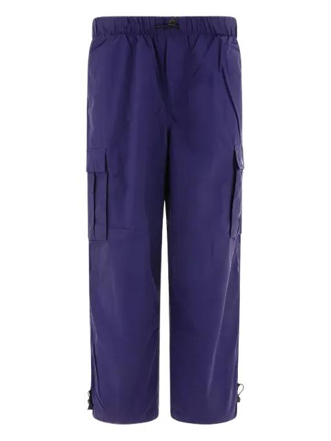 Flight logo-patch trousers by BRAIN DEAD