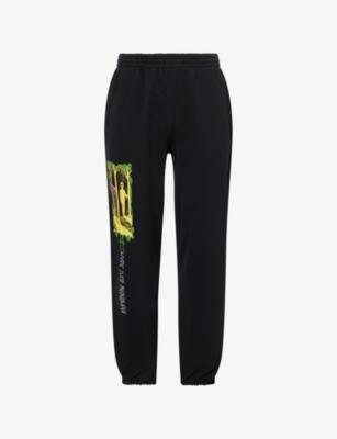 Mystic Lucid Graphic-Print Cotton Jogging Bottoms by BRAIN DEAD