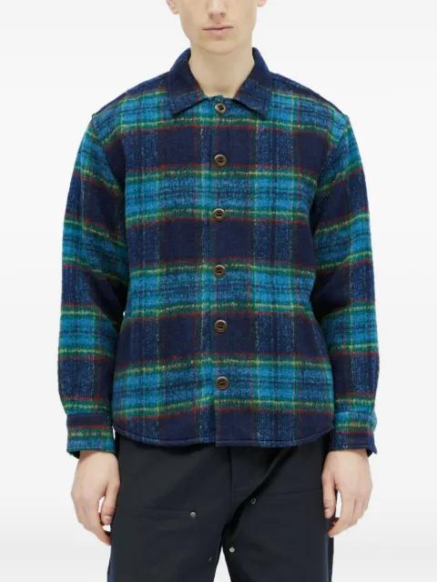 checked flannel shirt by BRAIN DEAD