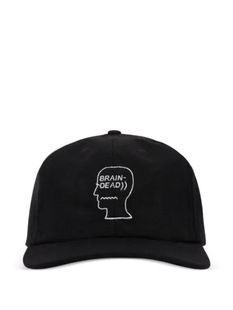 logo-embroidered baseball hat by BRAIN DEAD