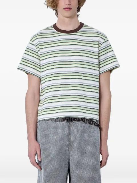 striped T-shirt by BRAIN DEAD