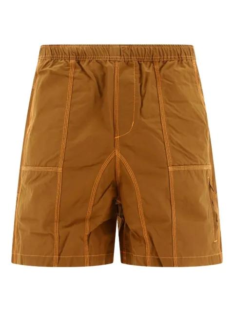 triple-needle panel shorts by BRAIN DEAD
