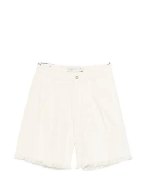 fringed pleated shorts by BRAM'S FRUIT