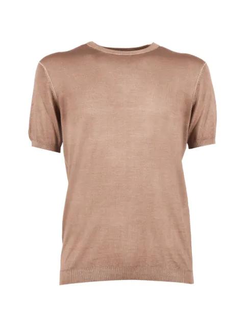 fine-knit short-sleeve T-shirt by BRANDO